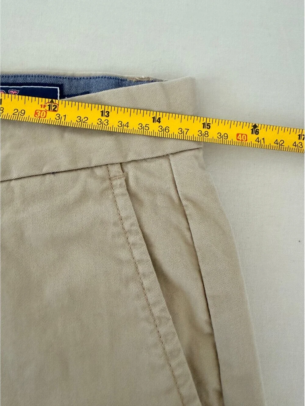 Vineyard Vines Breaker Shorts Khaki Stretch Chino Men's Size 28